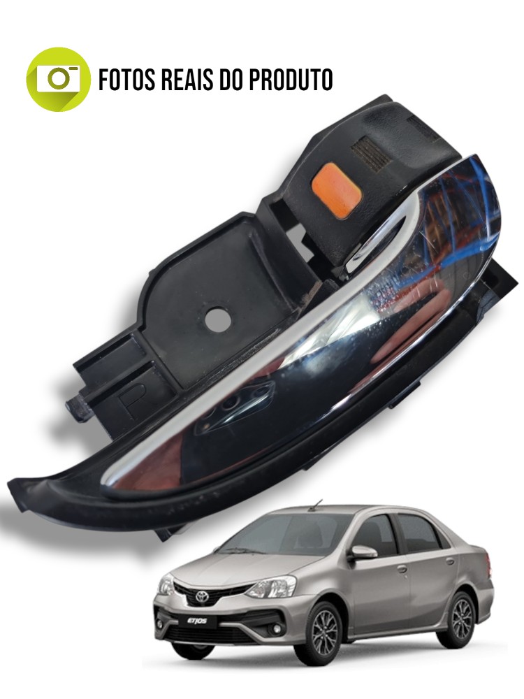 Maçaneta Interna Traseira Direita Toyota Etios Sedan 2018 Traseira 1