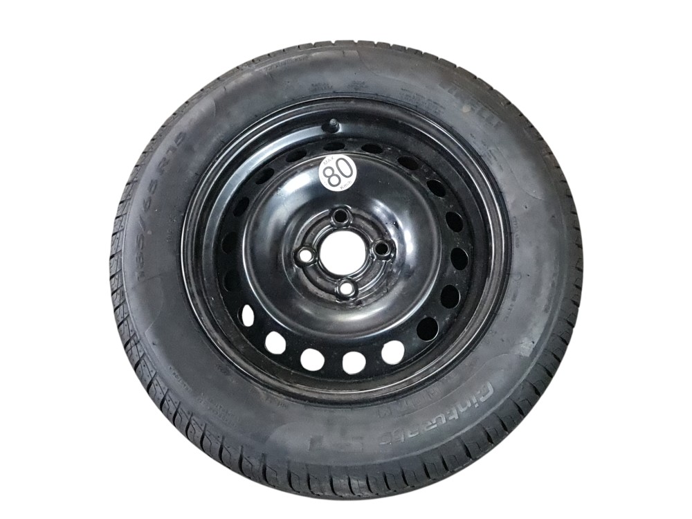 Pneu Estepe Com Roda Ferro Renault Logan Zen 2013 Original Preta 2