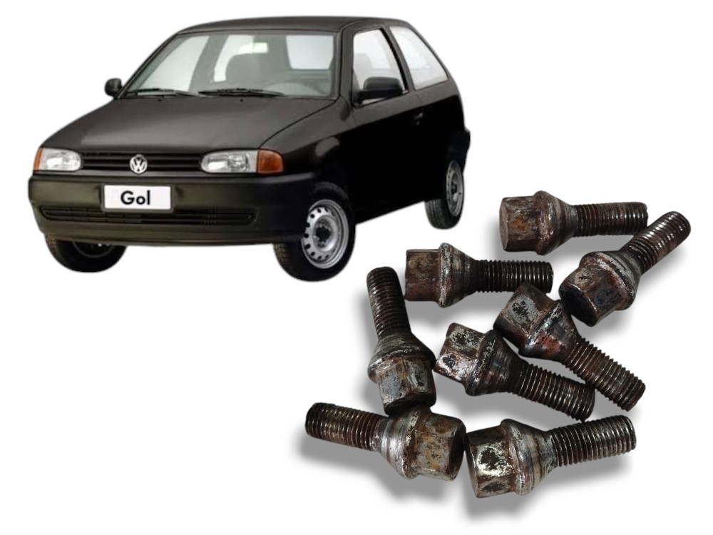 Kit 8 Parafusos De Roda Original Gol G2 1998/1999 1