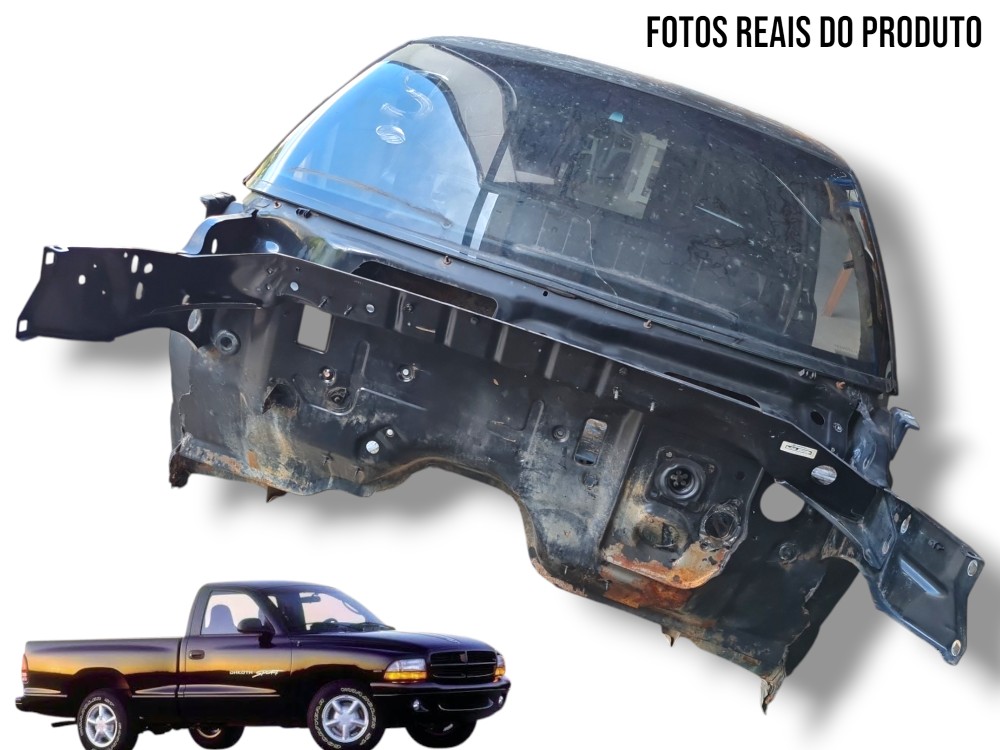 Cabine Pelada Dodge Dakota 1999 Filé Apenas Pintura Pra Faze 1