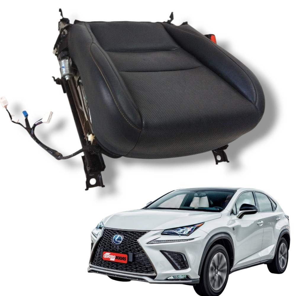 Assento Banco Passageiro Completo Lexus Nx 2019 Original Preto 1