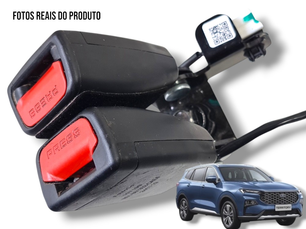 Par fecho cinto segurança traseiro Ford Territory 2025 0KM 1