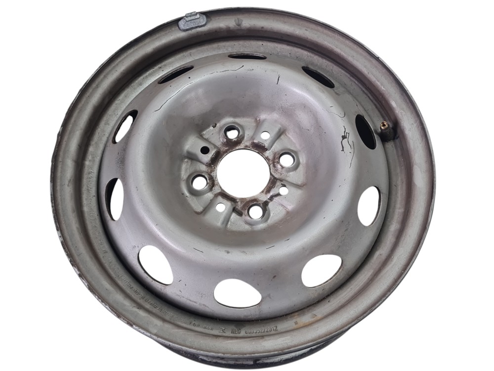 Roda De Ferro Prata Aro 14 Fiat Fiorino Strada 1.4 Original 3