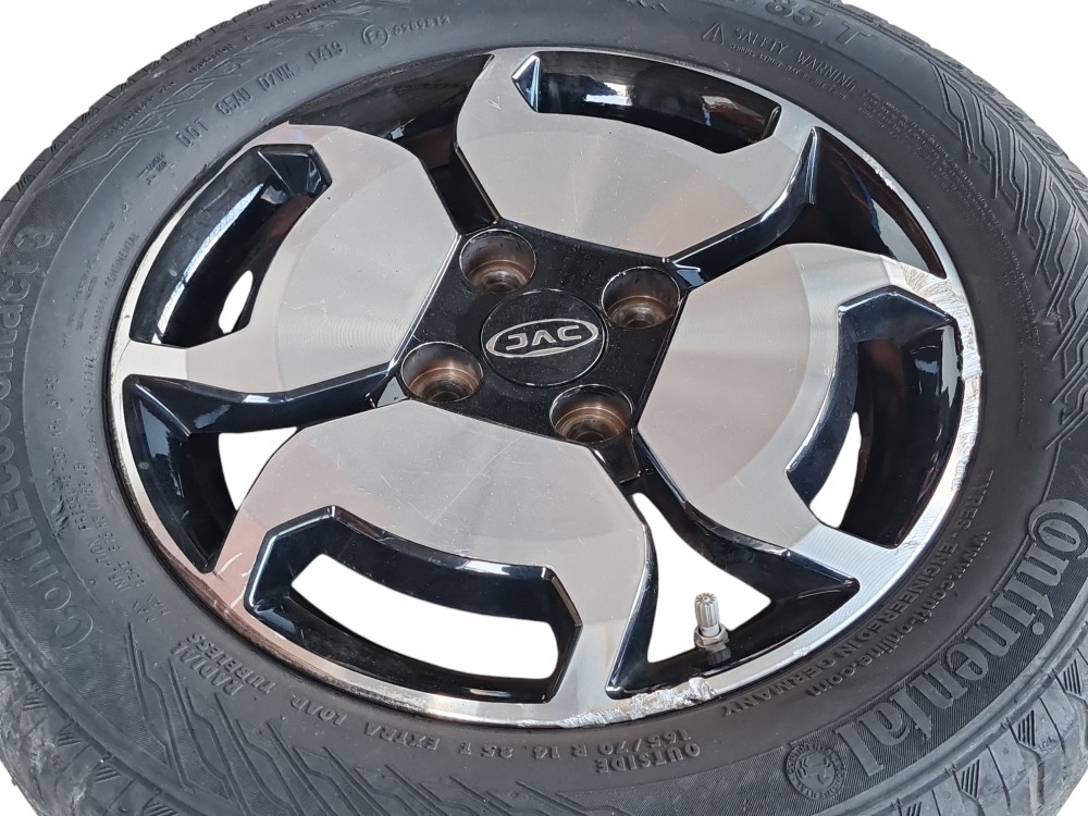 Roda C/ Pneu 165/70 R14 Aro 14 Jac E-js1 2023 Original 5