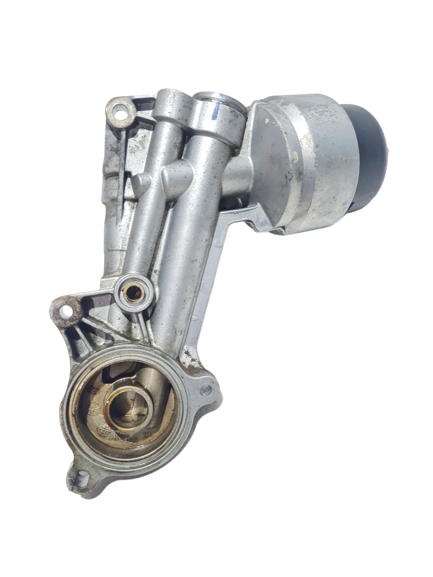 Suporte Filtro Óleo Motor Peugeot 207 206 307 Cod96591028 Prata 3