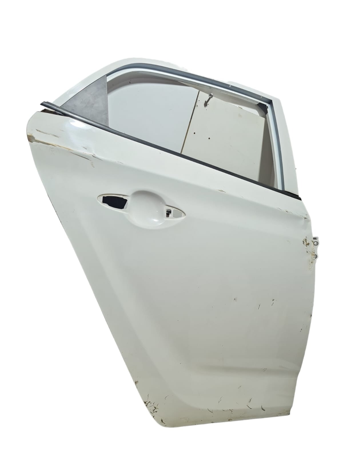 Porta Traseira Direita Hyundai Hb20 2013   Hatch Detalhe  Traseira Direito Branco 3