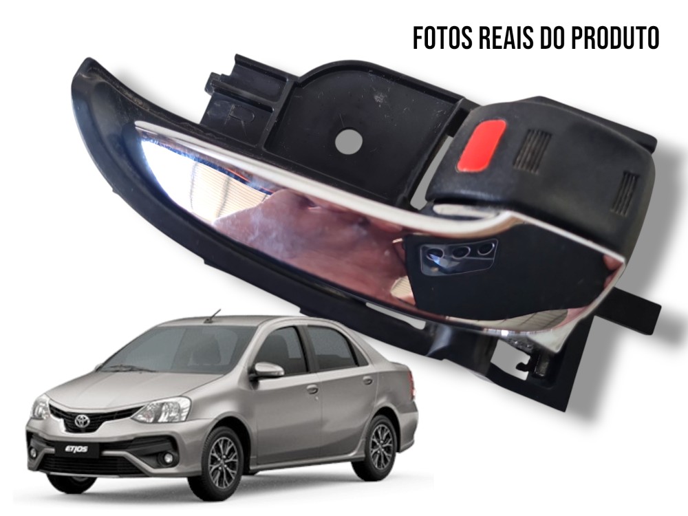 Maçaneta Interna Porta Dianteira Direita Toyota Etios 2018 Dianteira 1