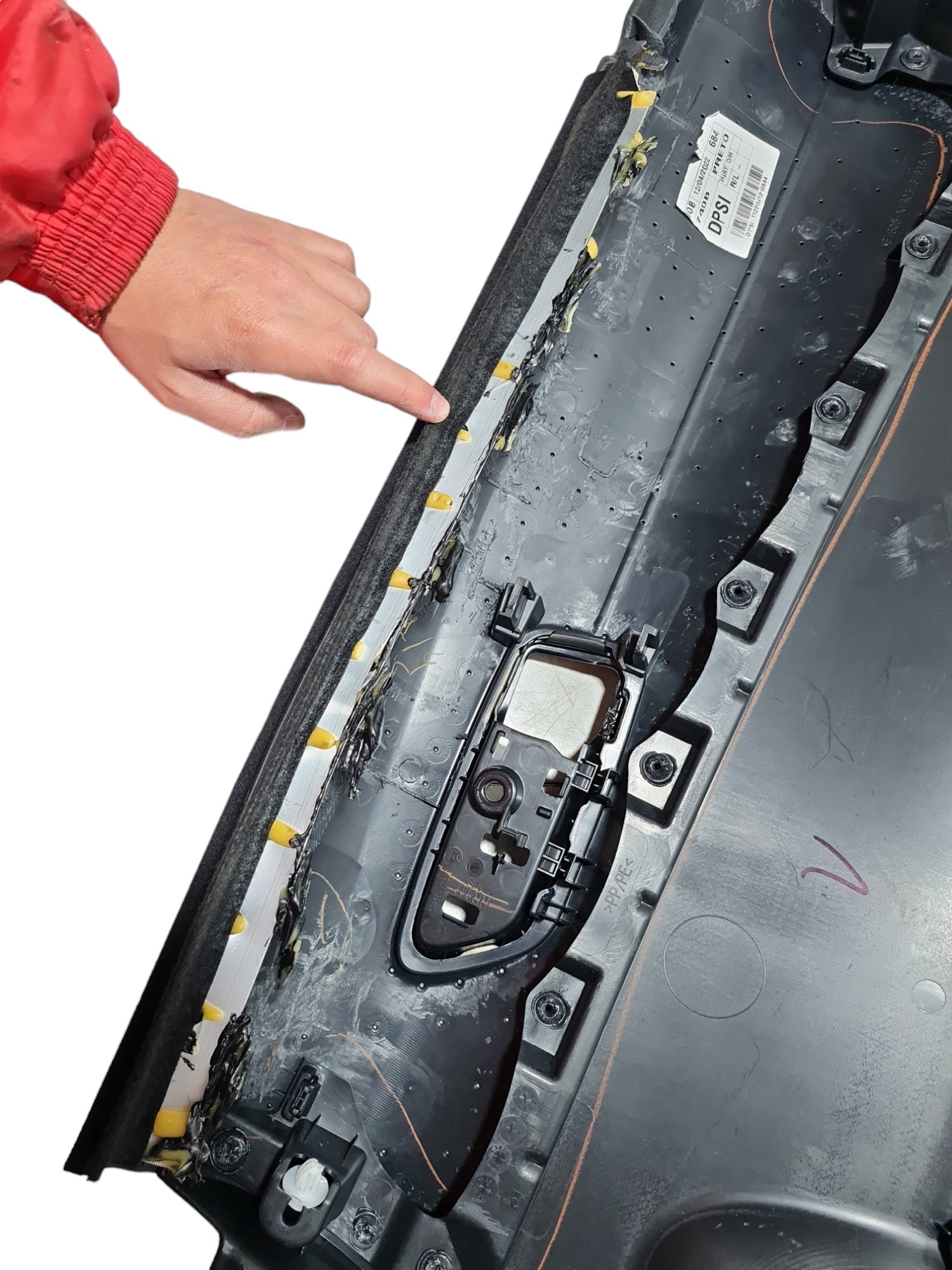 Forro Porta Traseira Esquerda Toyota Corolla 2023 Detalhe 3