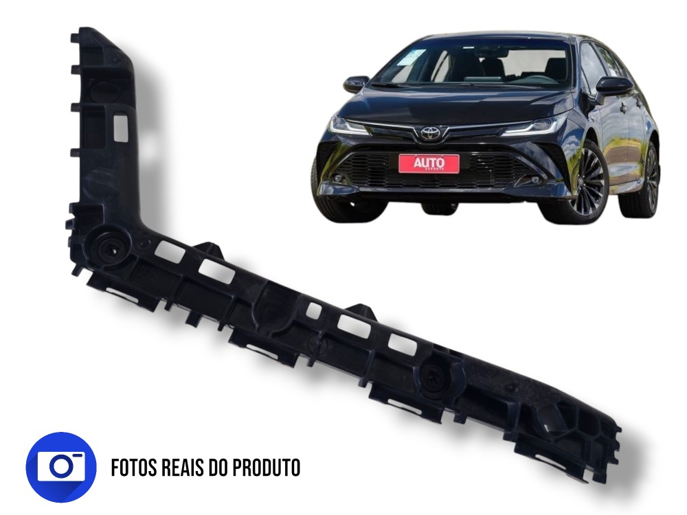 Suporte Guia Parachoque Traseiro Toyota Corolla 2020 A 2024 1