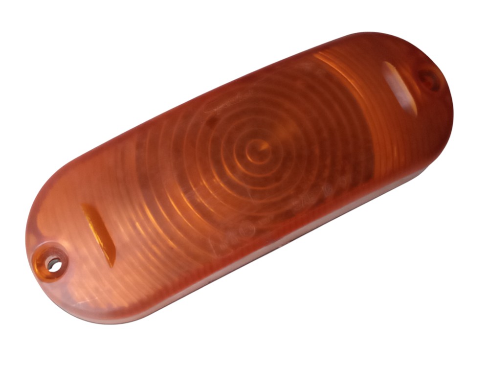Lente Pisca Lateral Esquerdo Colheitadeira Case Original Laranja 6