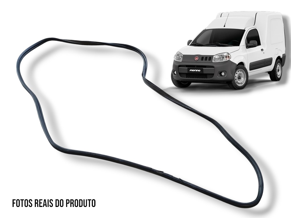 Borracha Vedação Porta Traseira Bau Fiat Fiorino 2021 1