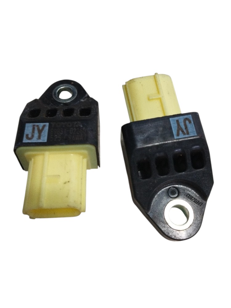 Par de sensor impacto colisão air bag Toyota Yaris ORIGINAL 4