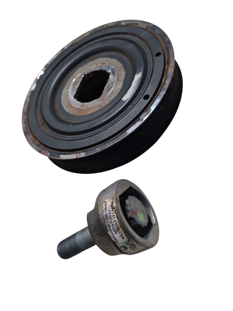Polia de virabrequim 2.3 16v para master Renault original 5