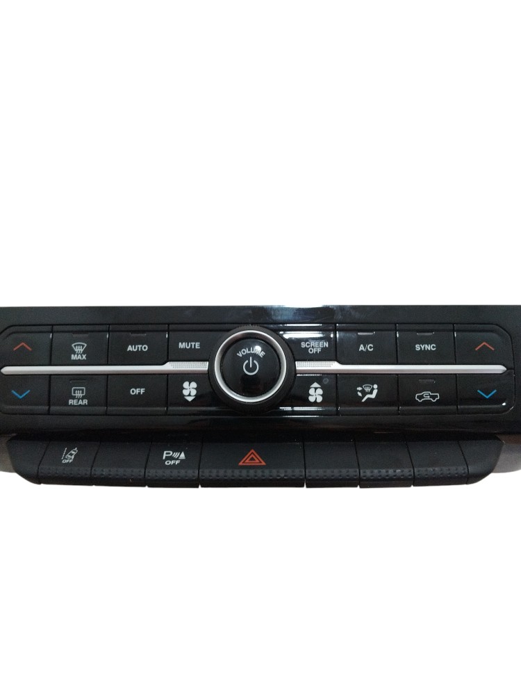 Botão Ar Condicionado Rádio Alerta Ram Rampage 2023 2024 Preto 4