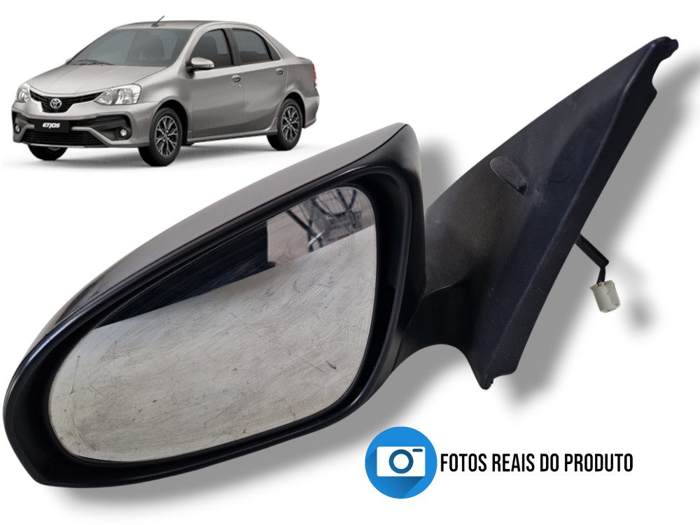 Retrovisor Esquerdo C/ Pisca Toyota Etios 2018 Original 1