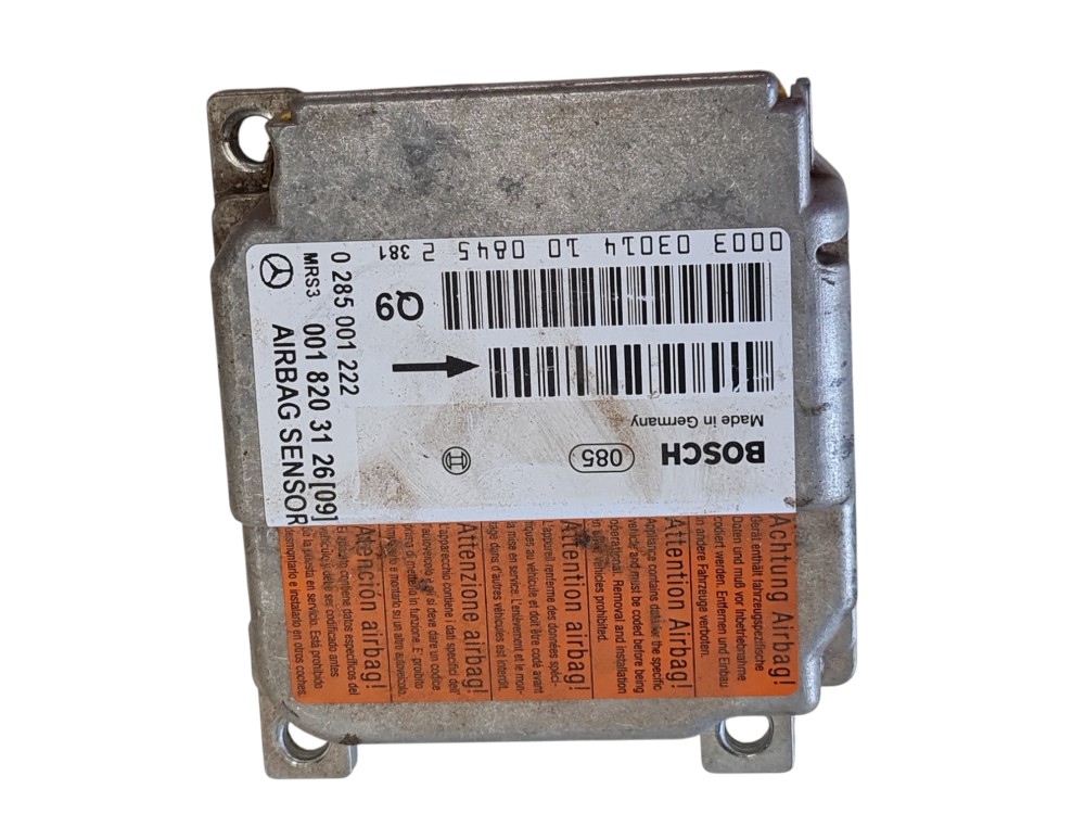 Kit airbag Mercedes Classe A160 1999 a 2005 0018203126 6