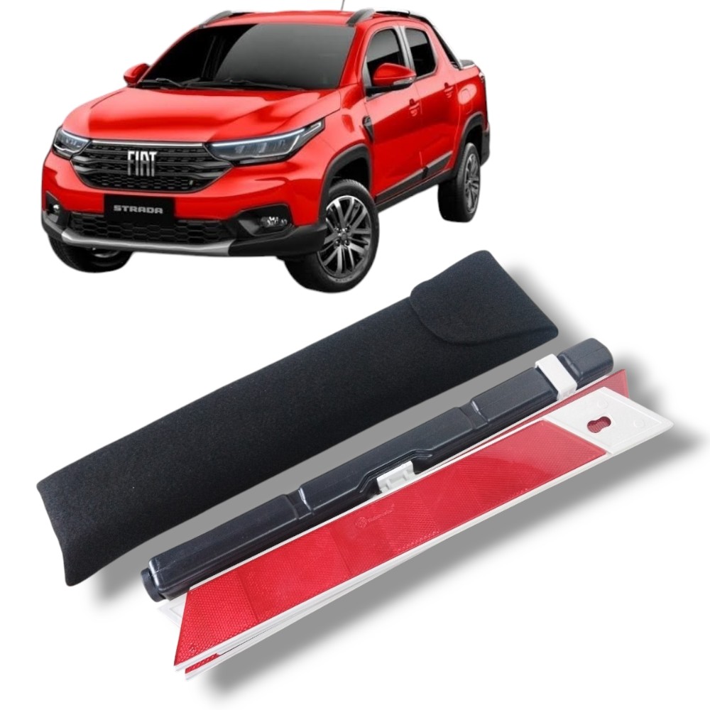 Triângulo sinalização segurança Fiat Strada 2023 original 1