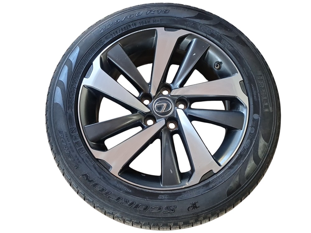 Jogo De Roda Pneu Lexus Nx 300h 2019 2.5 Luxury 255/60 R17 2