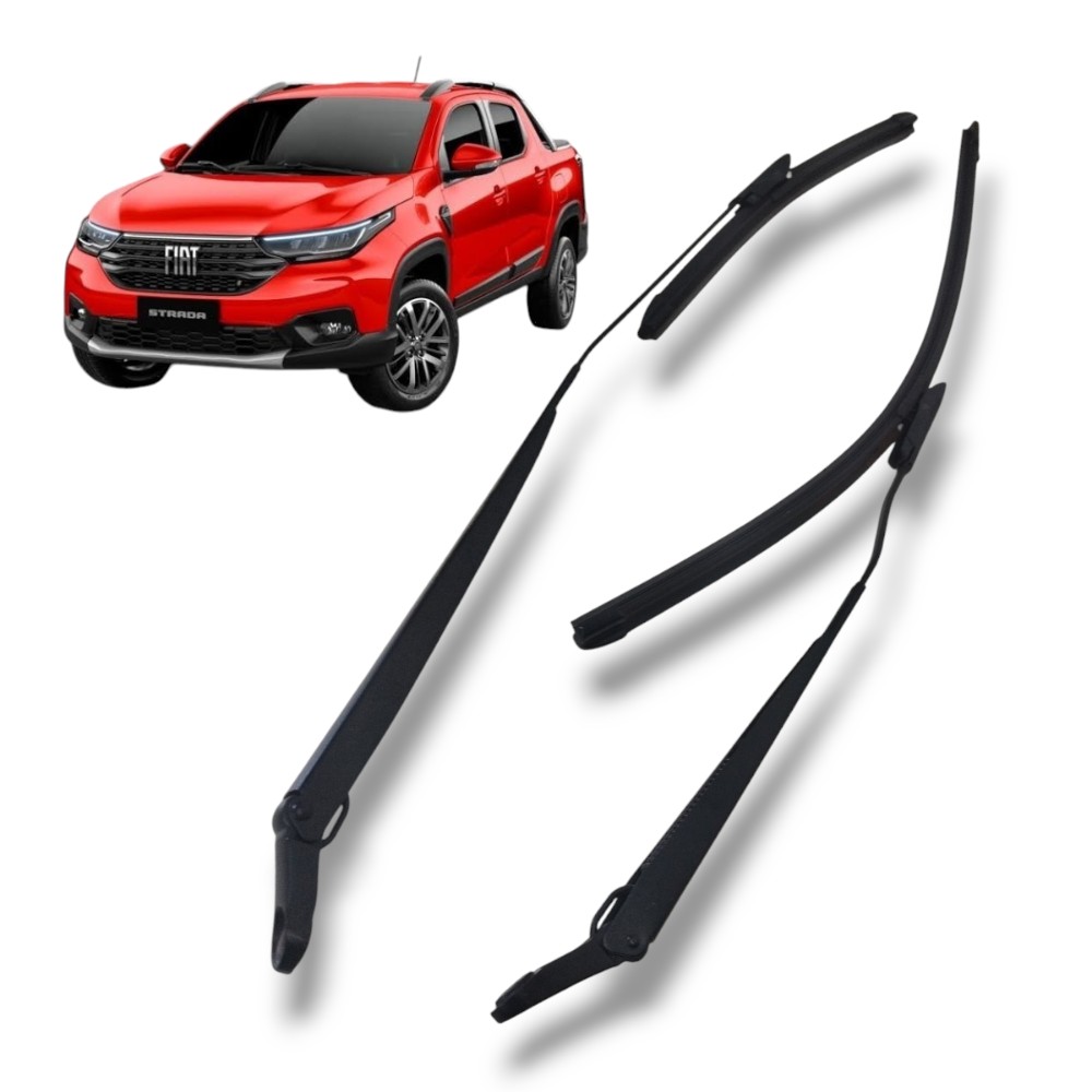 Par Haste Palheta Limpador Para-brisa Fiat Strada 2023 Origi 1