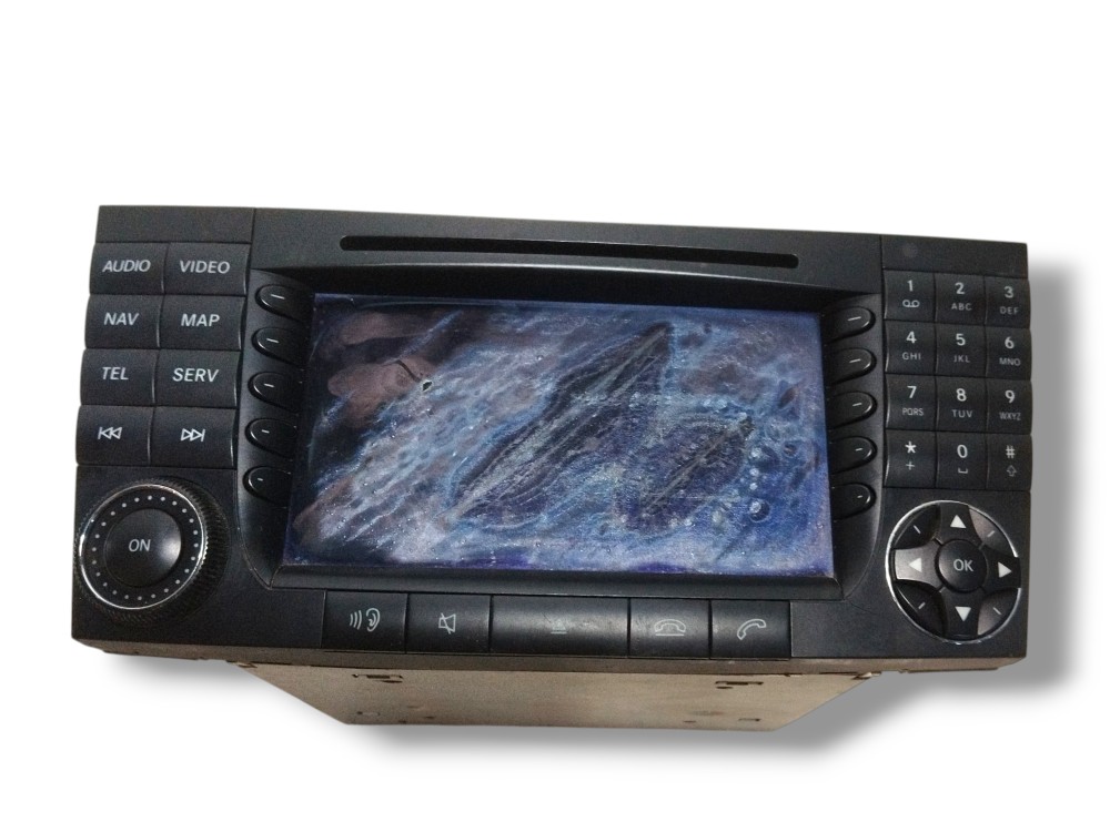 Multimídia Original Mercedes Cls500 2005 2006 A2118202197001 Preto