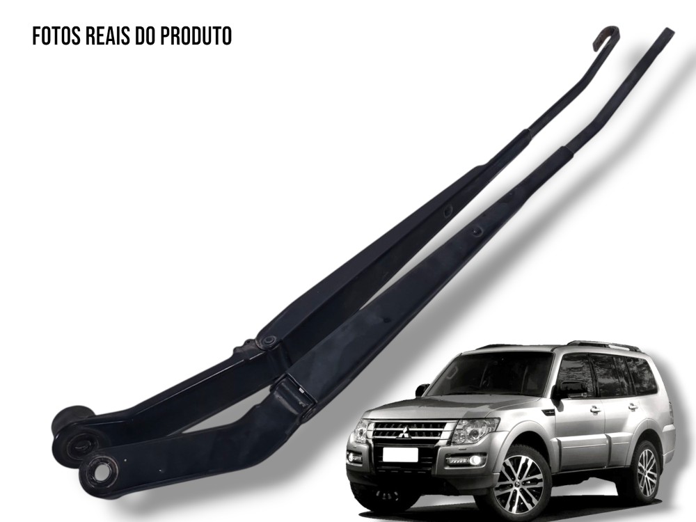 Par Haste Limpador Vidro Dianteiro Mitsubish Pajero 2008  Esquerdo 1