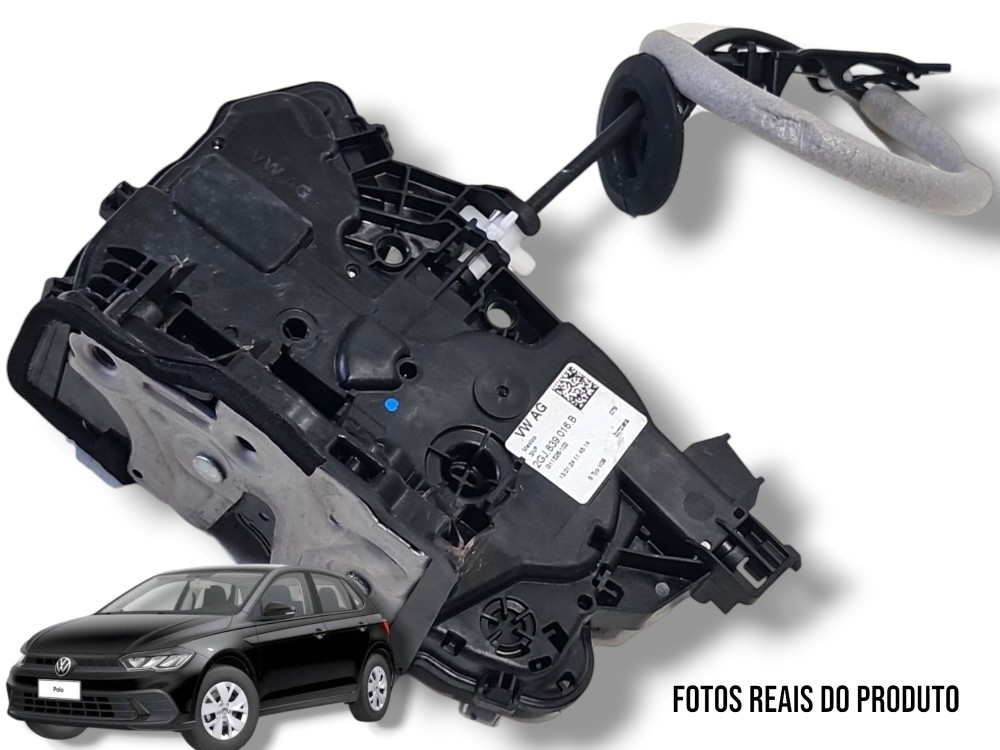 Fechadura Porta Traseira Direita Vw Polo Nivus 2024 Original 1