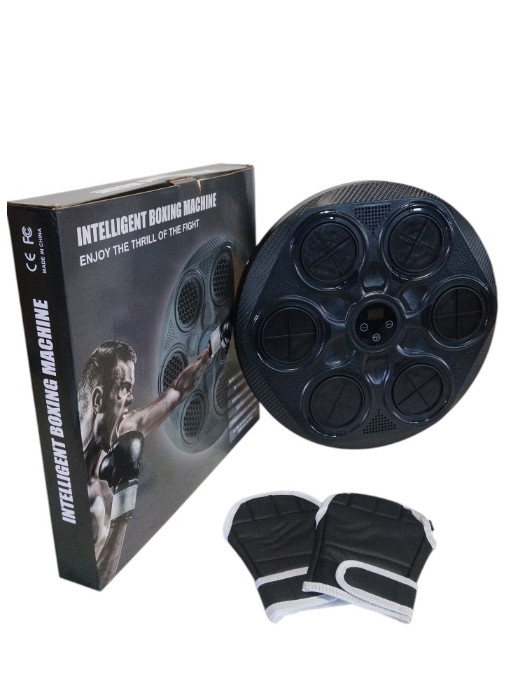 Máquina de Boxe Soco musicas bluetooth com led inteligente 2