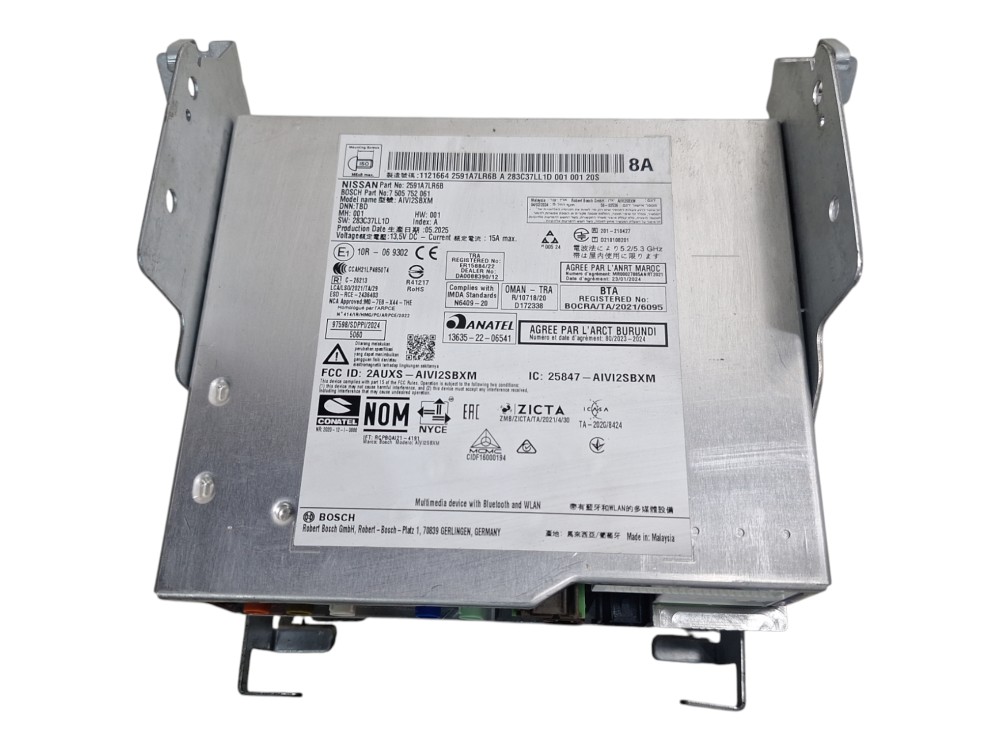 Modulo central sistema de audio video nissan kicks 2025 2026