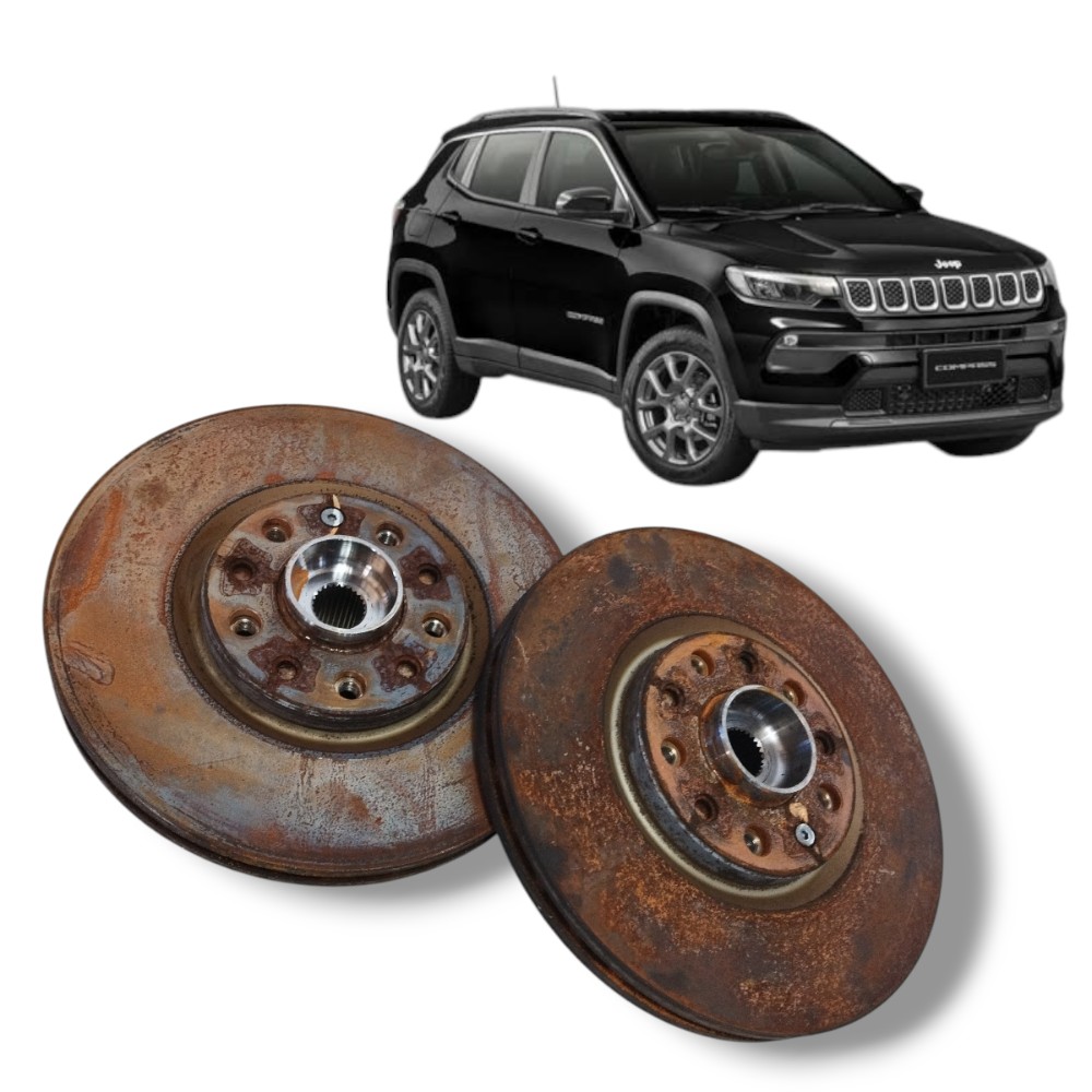 Discos freio dianteiro jeep Compass t270 2023 19.000km 1