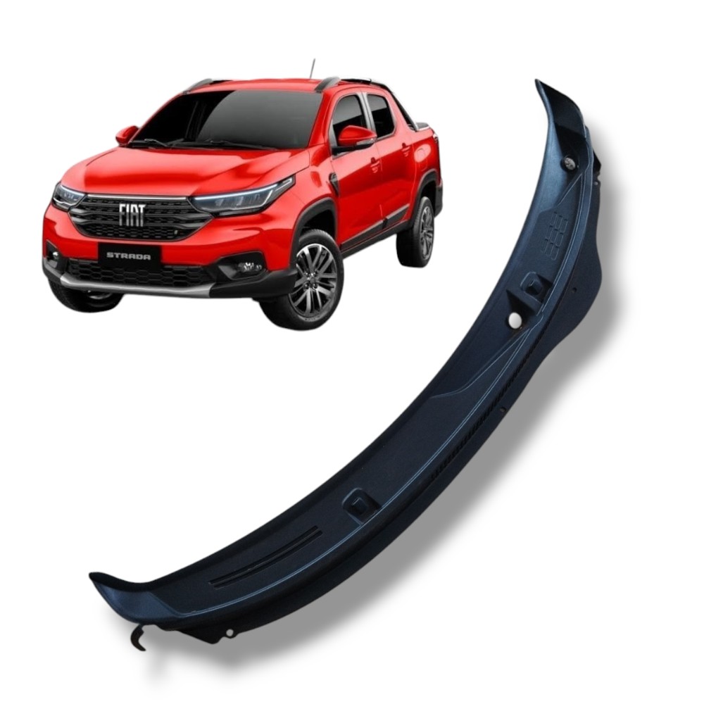 Grade Churrasqueira Parabrisa Fiat Strada 2023 100228082 Preto Fosco 1