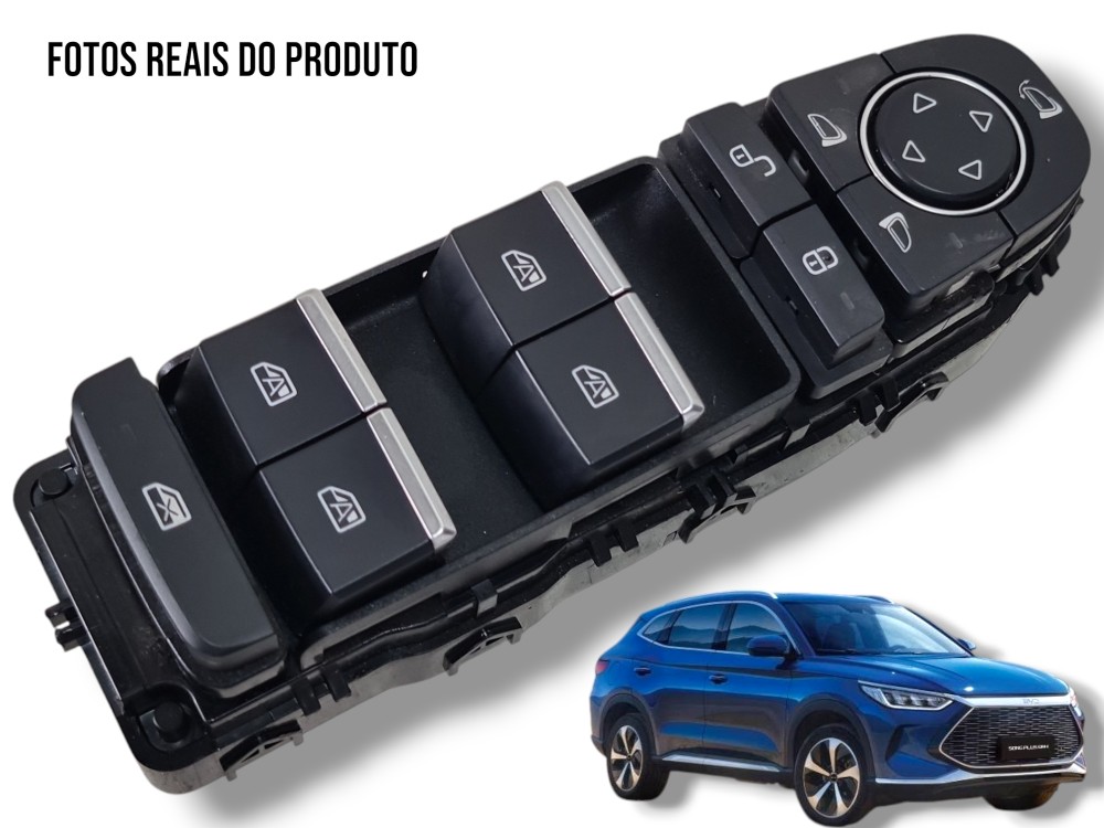 Botão Comando Vidro Elétrico Diant Esq Byd Song Plus 2024 1