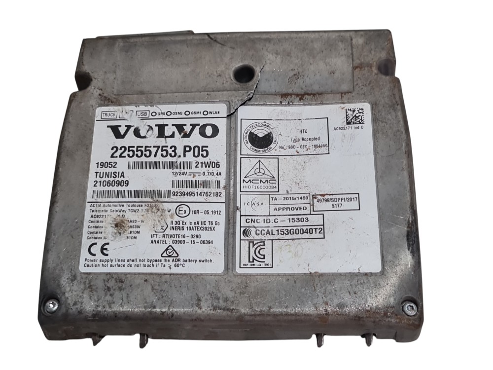 Módulo controle telemática VOLVO VM 330 2021 22555753 DETALH 4