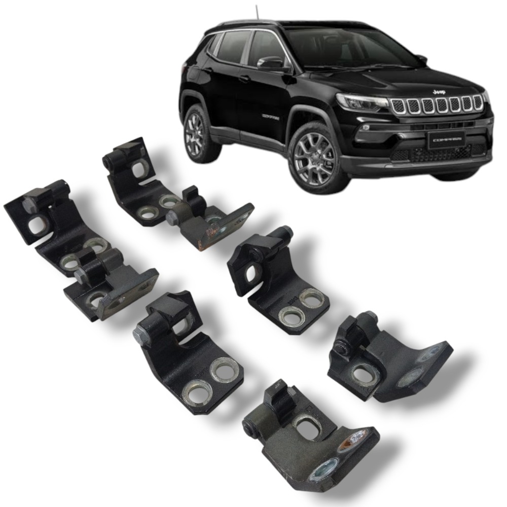 Jogo Dobradiças Porta Jeep Compass T270 2023 Originais 1