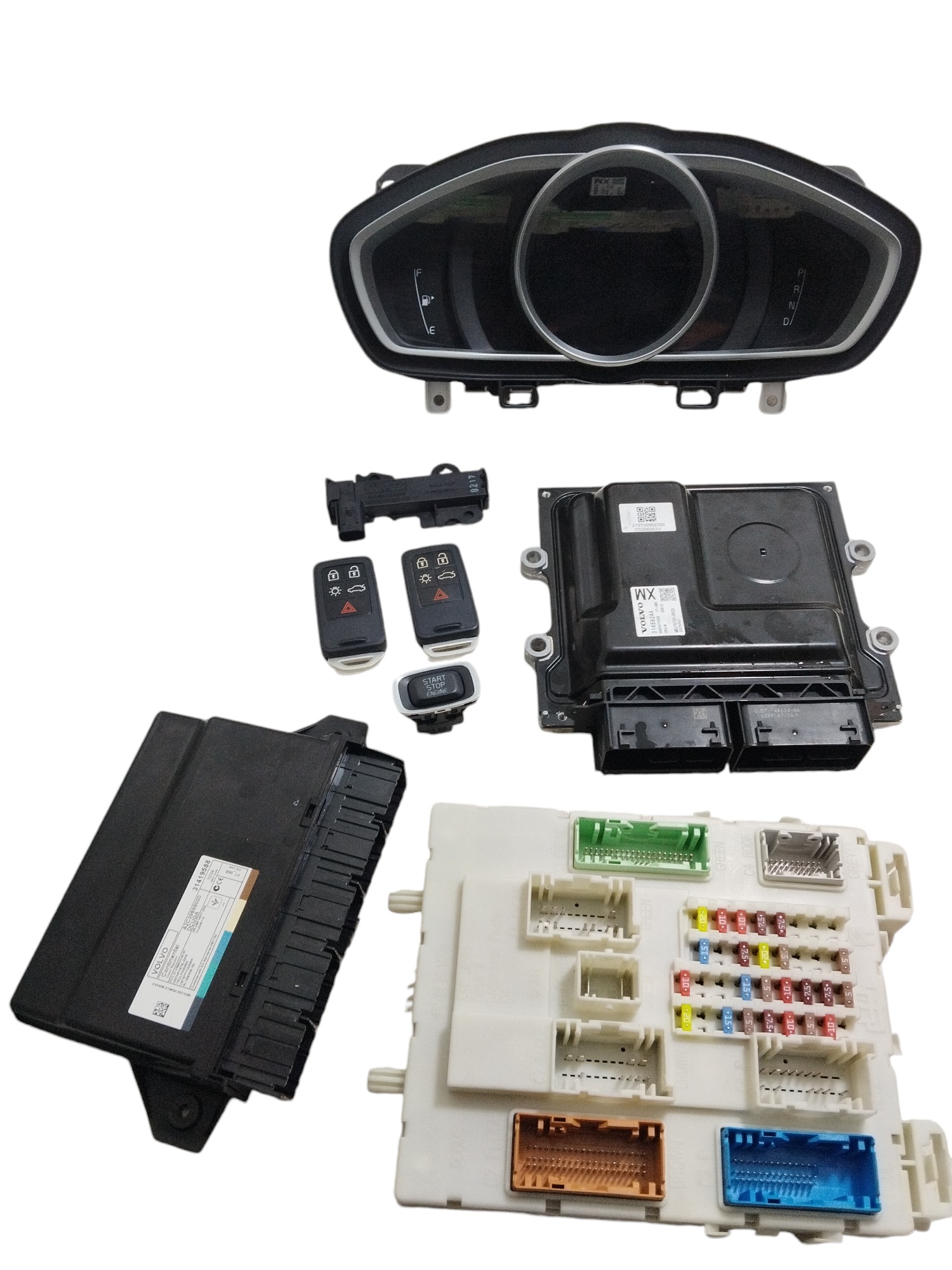 Kit Code Volvo V40 2017/2018 T4 Momentum Painel Modulo Inje 2