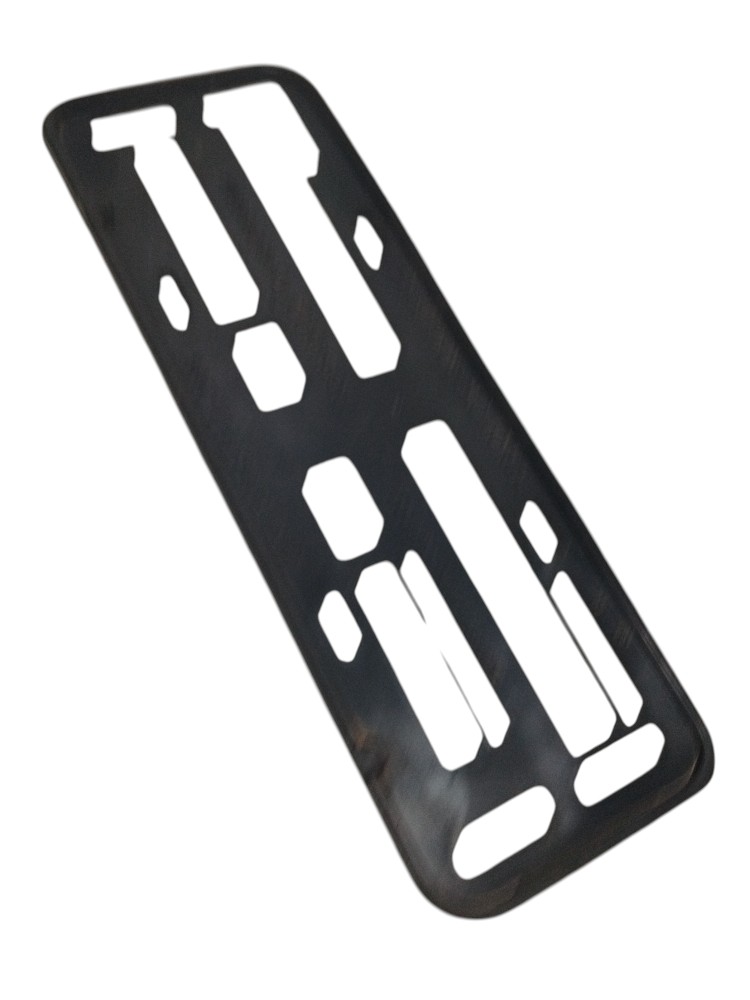Moldura Suporte Protetor Da Placa Mercedes Cls 500 2005 2006 Preto 3