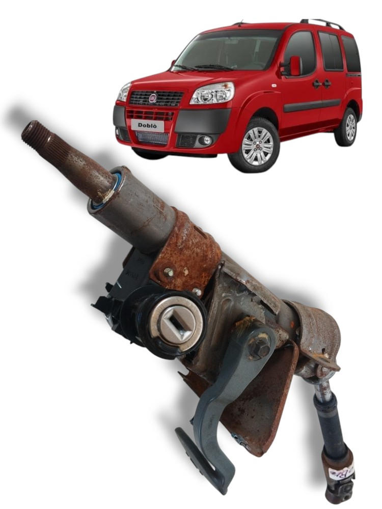 Coluna direção regulável Fiat Doblo 2015/16 original 1