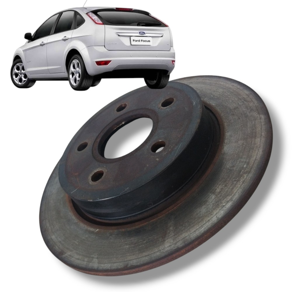 Disco freio traseiro Ford Focus HC 2013 original 1