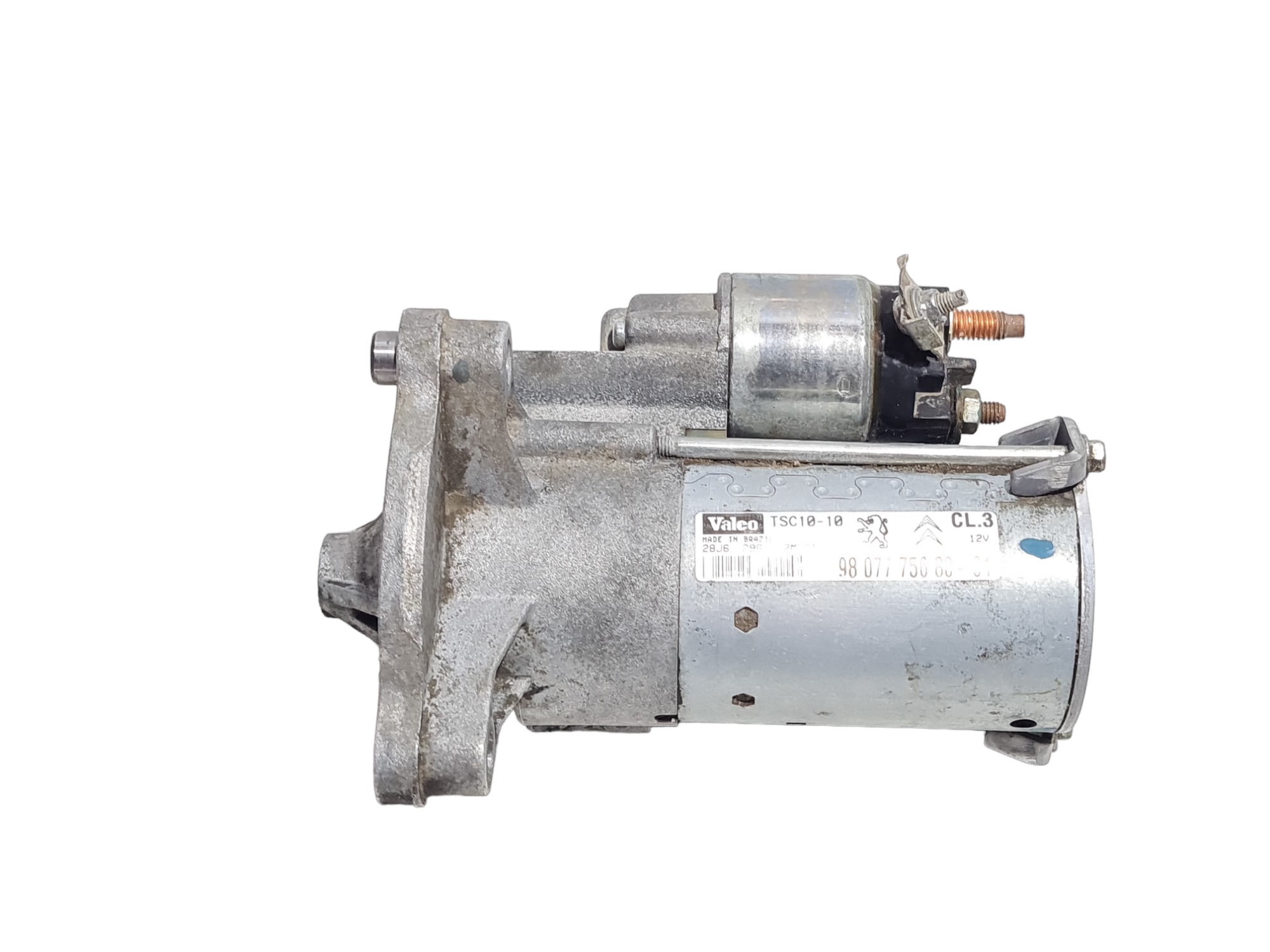 Motor Partida Citroën C3 2017 Original Cod 980777568001 3