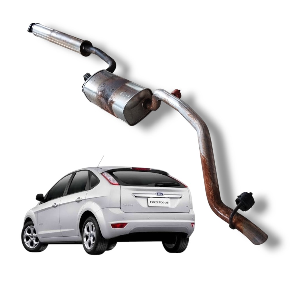 Escapamento Completo Ford Focus Hc Flex 2013 Original 1