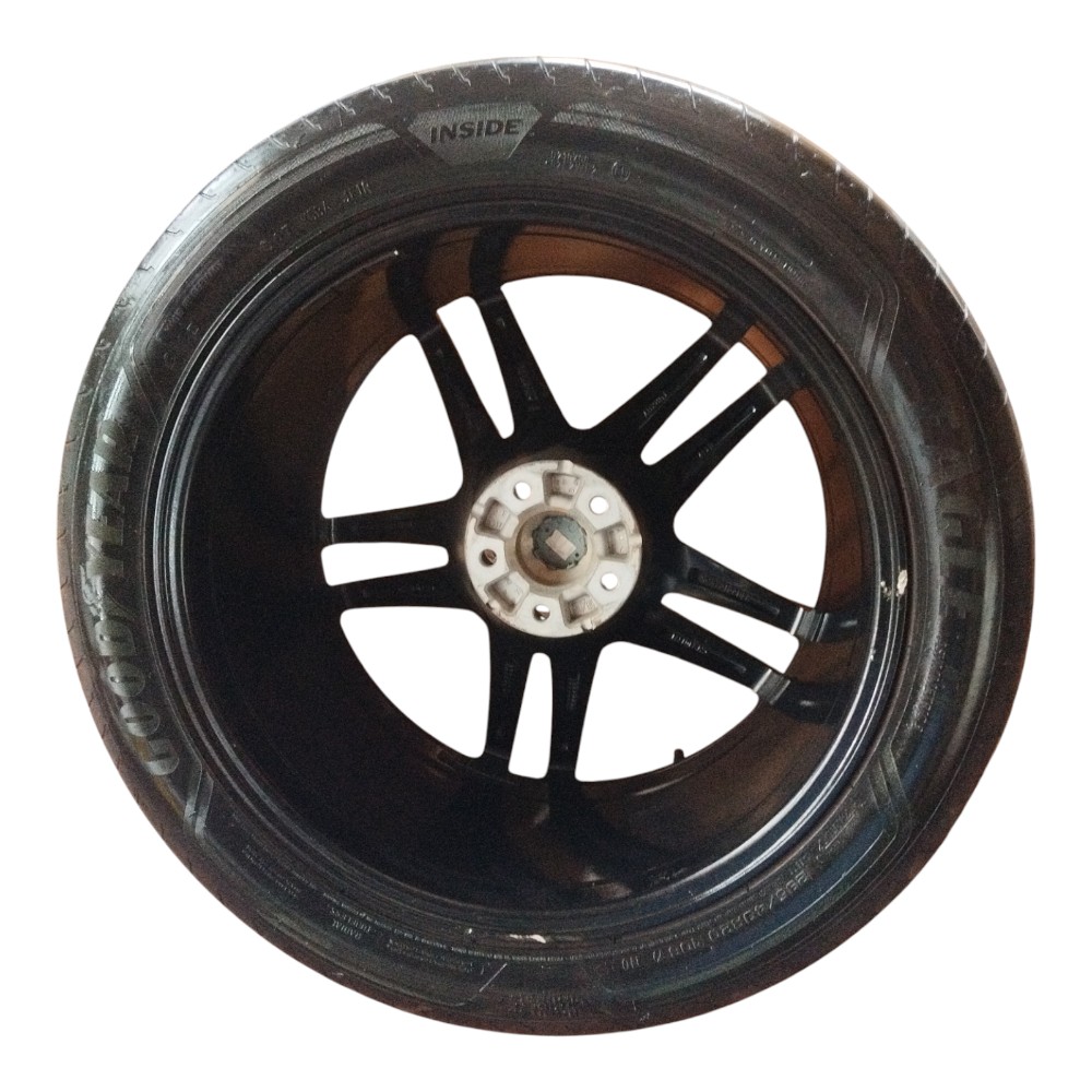Roda Estrela Liga Leve Aro 20 Porsche Macan Original Detalhe Preto 7
