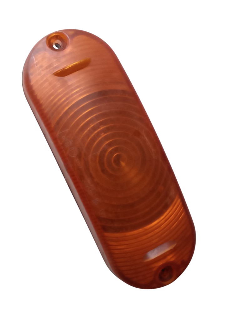 Lente Pisca Lateral Esquerdo Colheitadeira Case Original Laranja 4