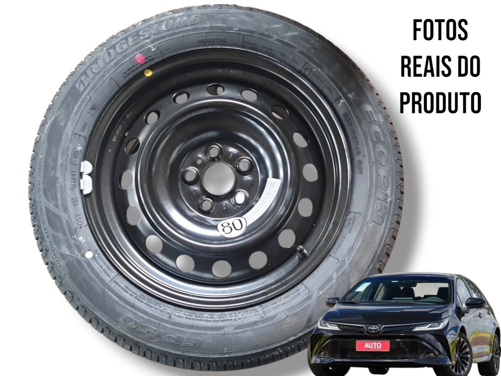 Pneu Estepe 0km 205/55r16 Aro 16 Toyota Corolla Grs 2024