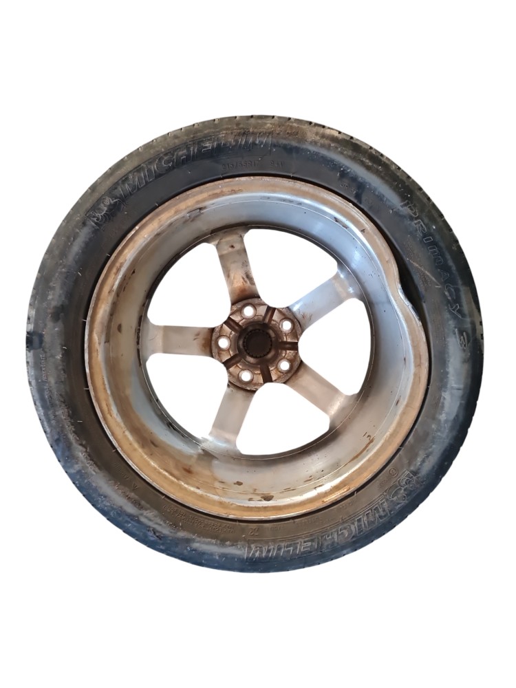 Roda Com Pneu Liga Leve 17 Chevrolet Captiva Sport Ano 2009 Prata 6