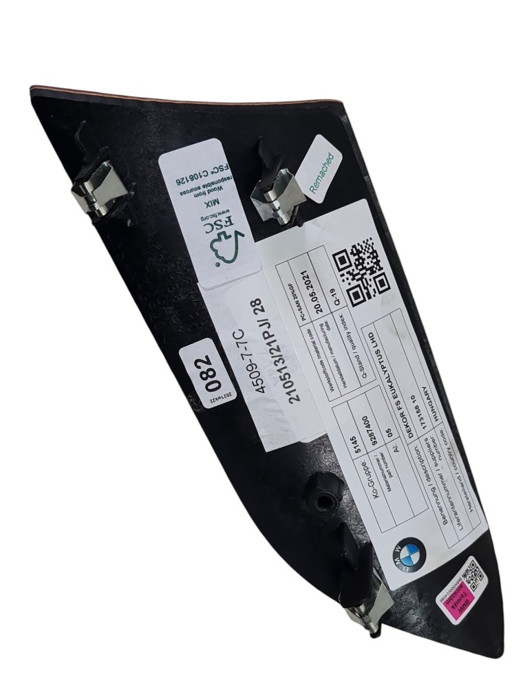 Acabamento Esquerdo Painel Bmw I3 2022 9287400 Original 6