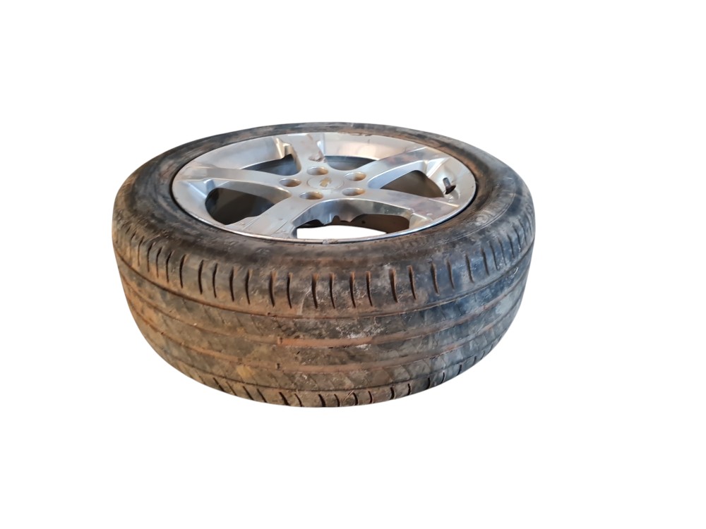 Roda Com Pneu Liga Leve 17 Chevrolet Captiva Sport Ano 2009 Prata 4