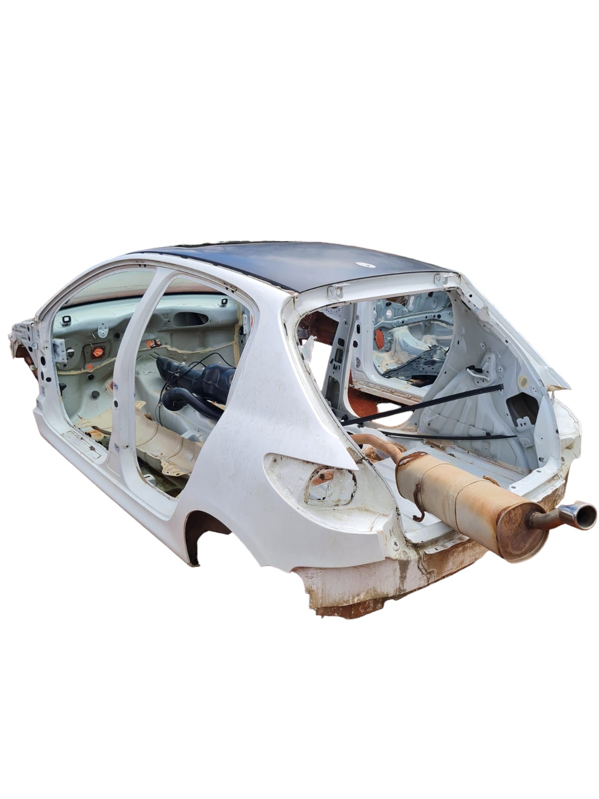 Lataria Corte Lata E Peugeot 207 Hatch 2012/2013 A Escolher Branco 5