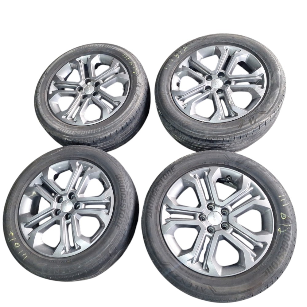 Jogo Rodas Original Jeep Compass 2024 Com Pneus 225 55 R18