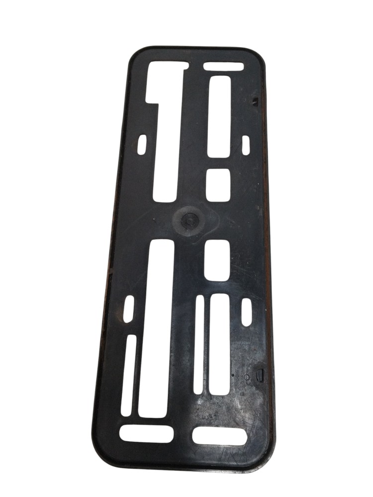 Moldura Suporte Protetor Placa Trasei. Mercedes Cls 500 2005 Preto 6