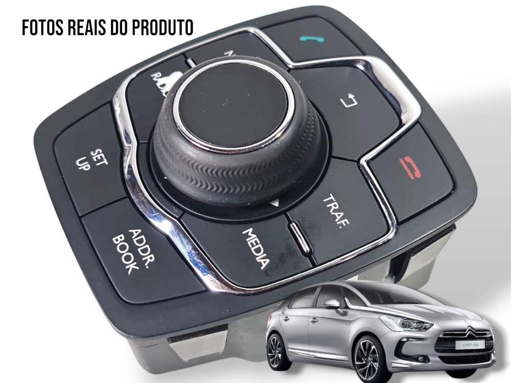 Botão Multimídia Citroën Ds5 2015 9802390877 Original 1