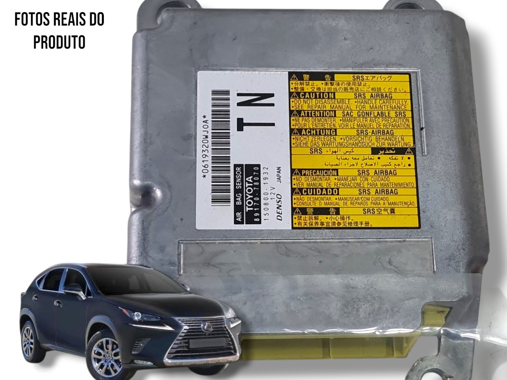 Módulo airbag acionado Lexus NX 300h 2019 89170-78070 1